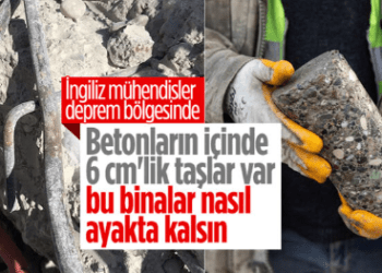 İngiliz mühendisler, deprem bölgesinde yıkımı araştırıyor