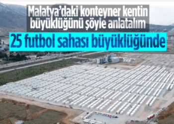 Deprem bölgelerinde yaralar sarılıyor! Malatya’da 2 bin 100 konteynerde yaşam başladı