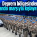Hatay’da görev yapan 2 bin 700 asker komando marşıyla kentten ayrıldı