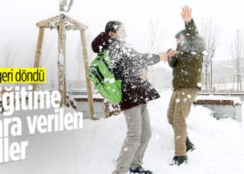 Kar yağışı nedeniyle eğitime ara verilen iller