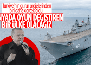 TCG Anadolu Gemisi TSK envanterine girdi