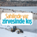 Antalya’da nisan ayında iki mevsim bir arada: Zirve kışı, sahil yazı gördü