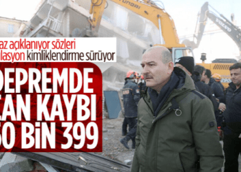 Deprem felaketinde can kaybı 50 bin 399 oldu
