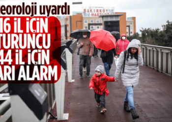 Yurt geneline sarı ve turuncu alarm: 60 il uyarıldı