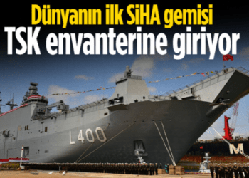 Dünyanın ilk SİHA gemisi TCG Anadolu TSK envanterine giriyor
