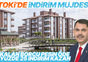 Murat Kurum açıkladı! TOKİ’nin yüzde 25 indirim kampanyası 24 Nisan’da başlıyor