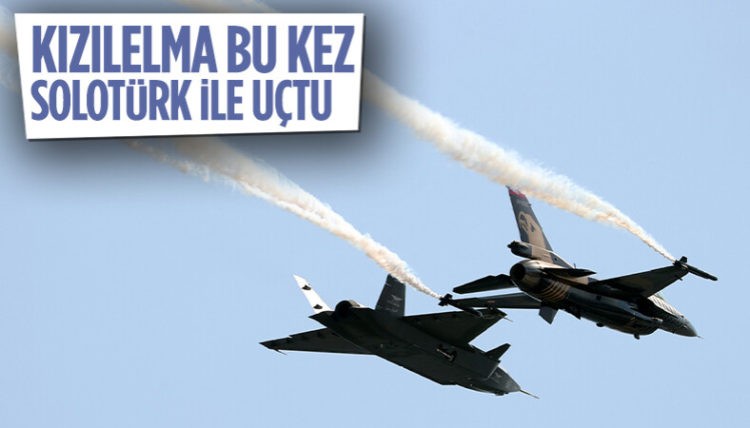 Kızılelma ve SOLOTÜRK’ten birlikte tarihi uçuş