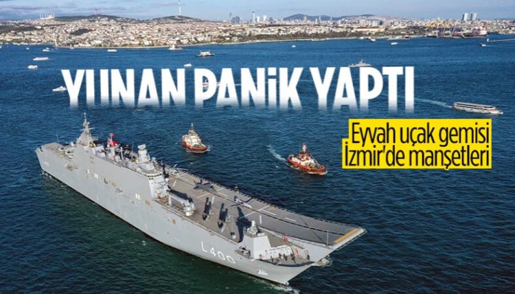 Yunanistan, Cumhurbaşkanı Erdoğan’ın TCG Anadolu ve İzmir mesajlarını konuşuyor
