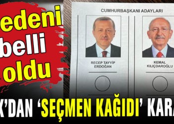Nedeni belli oldu: YSK’dan ‘seçmen kağıdı’ kararı