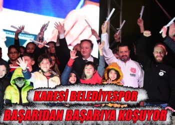 KARESİ BELEDİYESPOR BAŞARIDAN BAŞARIYA KOŞUYOR