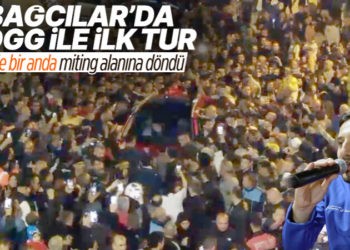 Bağcılar’da taksiciler, TOGG konvoyu oluşturdu