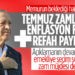 Cumhurbaşkanı Erdoğan’dan memurlara düzenleme! Temmuz zamlarına enflasyon farkı ve refah düzeyi eklenecek