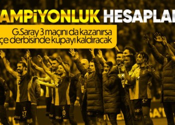 Galatasaray, Fenerbahçe maçında kupayı kaldırabilir