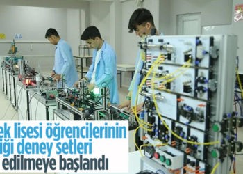 Kocaeli’de deney setleri üreten meslek liselilerin ürünleri artık ihraç ediliyor