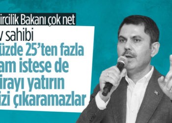 Murat Kurum’dan kiracılara: Kesinlikle yüzde 25’ten fazla zam yapmayın