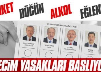 Sayılı gün kaldı! Seçim yasakları bugün başlıyor
