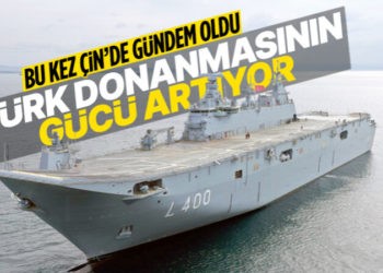 TCG Anadolu bu kez Çin’de haber oldu: Türk donanmasının gücü artıyor