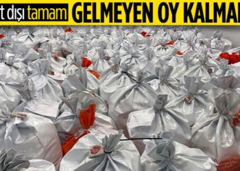 Yurt dışından Ankara’ya getirilen oylar ATO Congresium’a ulaştı