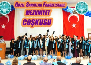 Balıkesir Üniversitesi Güzel Sanatlar Fakültesinde Mezuniyet Mutluluğu