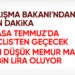 Memura zam temmuzda Meclis’ten geçecek