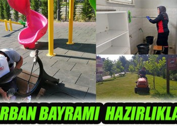KURBAN BAYRAMI HAZIRLIKLARI DEVAM EDİYOR