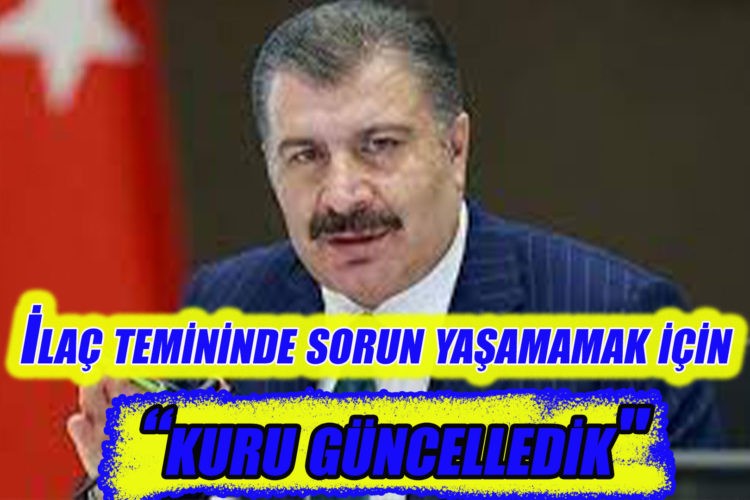 Sağlık Bakanı Fahrettin Koca, basın mensuplarının karşısına geçti