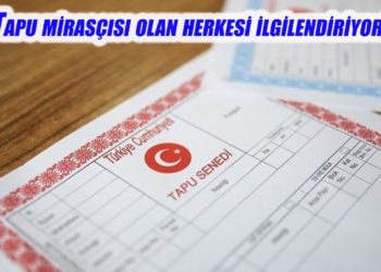 Tapu mirasçısı olan herkesi ilgilendiriyor! 