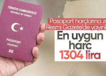 Pasaport harçlarına zam kararı Resmi Gazete’de