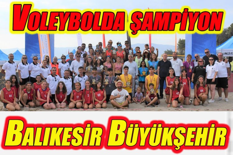 Voleybolda şampiyon Balıkesir Büyükşehir