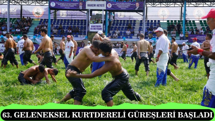 GELENEKSEL KURTDERELİ GÜREŞLERİ BAŞLADI