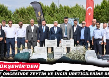 Büyükşehir den zeytin ve incir üreticilerine destek