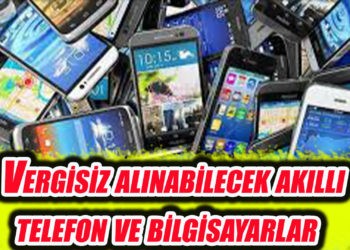 Vergisiz alınabilecek akıllı telefon ve bilgisayarlar