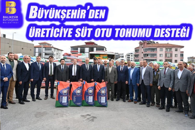 BÜYÜKŞEHİR DEN ÜRETİCİYE DESTEK