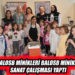 BALOSB MİNİKLERİ SANAT ÇALIŞMASI YAPTI