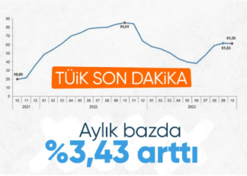 TÜİK Ekim 2023 enflasyon rakamlarını açıkladı