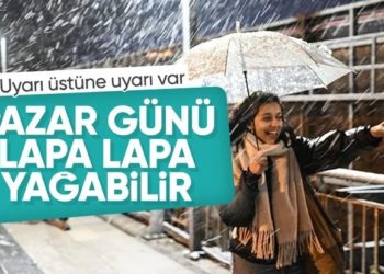 İstanbullular pazara dikkat! Meteoroloji ‘kar kapıda’ dedi