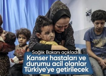 Filistinli kanser hastaları ve durumu acil olanlar Türkiye’ye getiriliyor