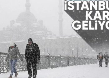 İstanbul’a kar müjdesi: Meteoroloji tarih verdi