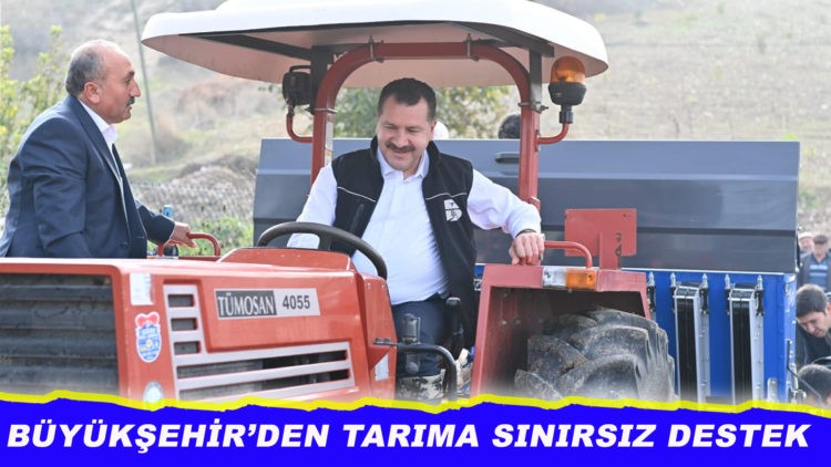 Büyükşehir üreticinin elini güçlendiriyor