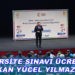 Başkan Yücel Yılmaz’dan üniversite sınavına girecek gençlere müjde