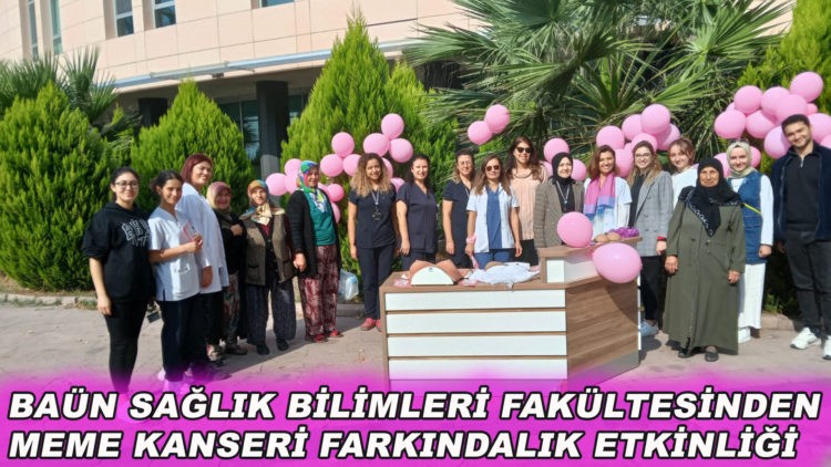 BAÜN Sağlık Bilimleri Fakültesinden Meme Kanseri Farkındalık Etkinliği