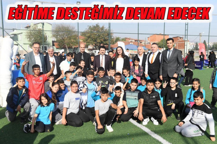 EĞİTİME DESTEĞİMİZ DEVAM EDECEK