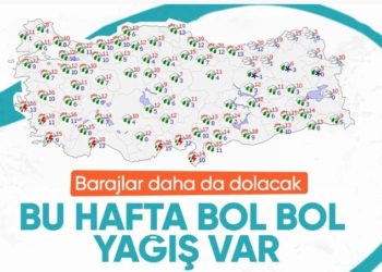 Yeni haftada bol bol yağmur var