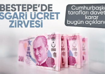 Cumhurbaşkanı Erdoğan tarafları topluyor! Beştepe’de asgari ücret toplantısı…