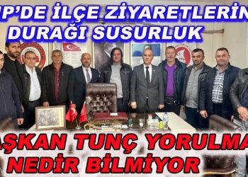 BAŞKAN TUNÇ YORULMAK NEDİR BİLMİYOR