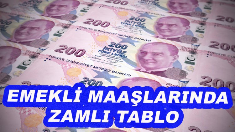 Emekli maaşlarında zamlı tablo belli oldu. İşte en düşük ve en yüksek emekli maaşı