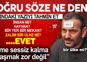 DOĞRU SÖZE NE DENİR