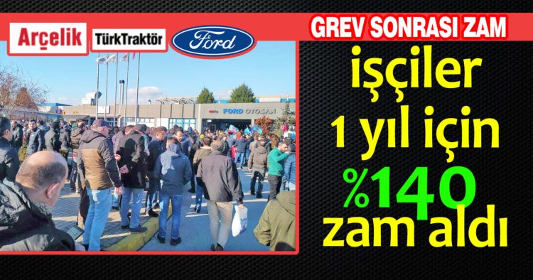 GREV SONRASI %140 ZAM