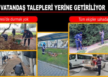 KARESİ TÜM BİRİMLERİYLE SAHADA