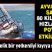 AYVALIK’TA POYRAZ FIRTINASI YELKENLİYİ KIYIYA SÜRÜKLEDİ